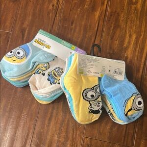2 10packs Minions 4T-5T unisex socks‎ New NWT NIP